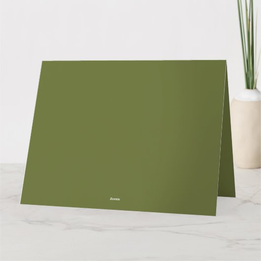 Carte d'action de grâces moderne (Dos)