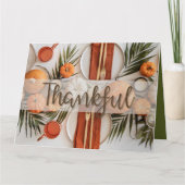 Carte d'action de grâces moderne (Devant)