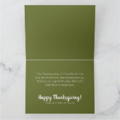 Carte d'action de grâces moderne (Intérieur)