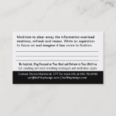 Carte d'activation du cerveau cardiaque (Dos)