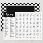 Carte d'activité à thème sportif (Devant / Derrière)