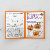 Carte d'activité Halloween Kids Puzzles (Intérieur)