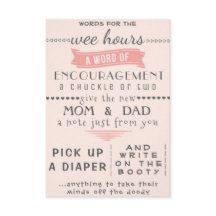 Carte d'activité rose et gris