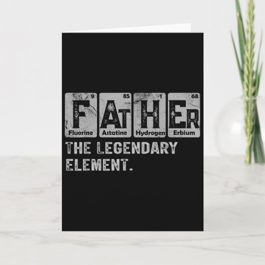 Carte Dad And Son Matching Fathers Day Cool Family Scien (Devant)