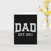 Carte Dad Est 2011 Dad D Fathers Day Ized  (Fleur jaune)