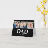 Carte Dad Established Year 3 Picture Fathers Day (Fleur jaune)