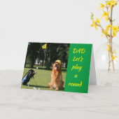 CARTE **DAD** FIER D'ÊTRE VOTRE FILS **ANNIVERSAIRE** (Fleur jaune)