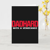 Carte Dad Hard With A Vengeance (on Back) (Fleur jaune)