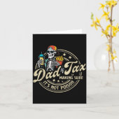 Carte Dad Tax Making Sure It's Not Ison Funny Fathers Da (Fleur jaune)