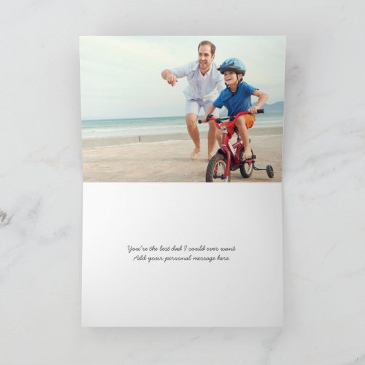 Carte DAD The Man Myth Legend Blue Photo Joyeux annivers (Intérieur)