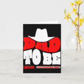Carte Dad To Be 2026 Dad Loading Funny New Dad  (Fleur jaune)