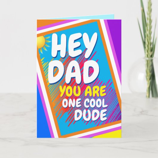 Carte DAD - Un mec Cool (Devant)