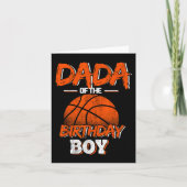Carte Dada of the Birthday Boy Basketball Lover Daddy F (Devant)