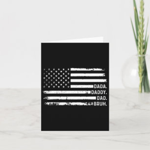 Carte Dada Papa Papa Papa Bruh Hommes Drôle Fête des pèr