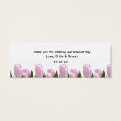CARTE D'ADAPTATION DE MARIAGE ROSE TULIP (Dos)