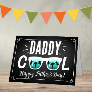 Carte Daddy Cool Lunettes de soleil tendance Bonne Fête 