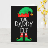 Carte Daddy Elf Family Christmas Daddy Dad Father Elf Sw (Fleur jaune)