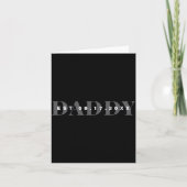 Carte Daddy Modern Minimalist New Dad First Fathers Day  (Devant)