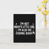 Carte Daddy Petite Fille Pêche Buddy Fille Pêche (Fleur jaune)