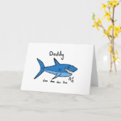 Carte Daddy Shark (Fleur jaune)