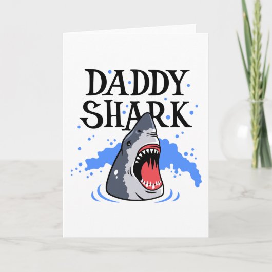 Carte Daddy Shark - Grand Blanc (Devant)