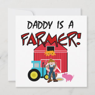 Carte daddyisafarmerTEE