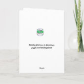 Carte DaddySaurus T-rex Dinosaur Drôle Fête des pères (Dos)