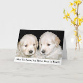 Carte d'adieu (Fleur jaune)