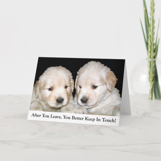 Carte d'adieu (Devant)