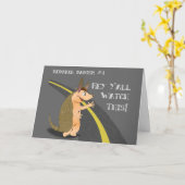 Carte Dadism Funny (Fleur jaune)