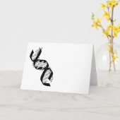 Carte d'ADN et de vin (Fleur jaune)