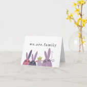 carte d'adoption congatation (Fleur jaune)