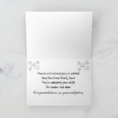 carte d'adoption congatation (Intérieur)