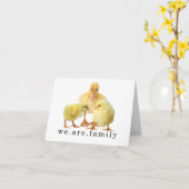 carte d'adoption congatation (Fleur jaune)