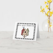 carte d'adoption congatation (Fleur jaune)