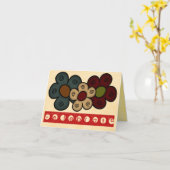 carte d'adoption congatation (Fleur jaune)