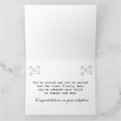 carte d'adoption congatation (Intérieur)