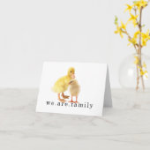 carte d'adoption congatation (Fleur jaune)