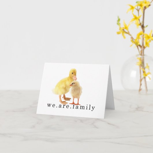 carte d'adoption congatation (Fleur jaune)