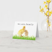 carte d'adoption congatation (Fleur jaune)