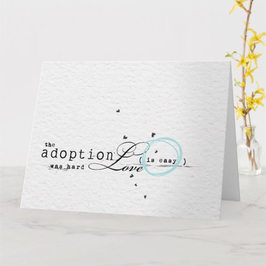 carte d'adoption congatation (Fleur jaune)