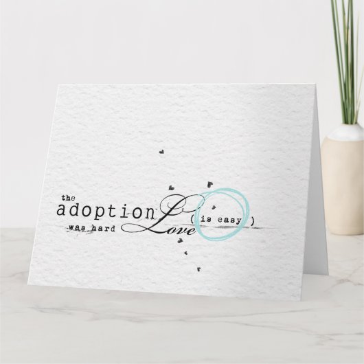 carte d'adoption congatation (Devant)