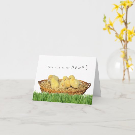 carte d'adoption congatation (Fleur jaune)