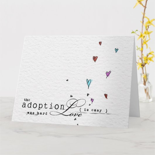 carte d'adoption congatation (Fleur jaune)