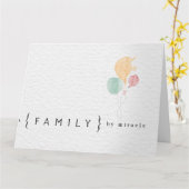 carte d'adoption de congatulations (Fleur jaune)