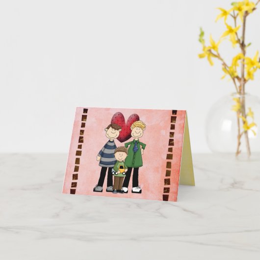 carte d'adoption de congatulations (Fleur jaune)