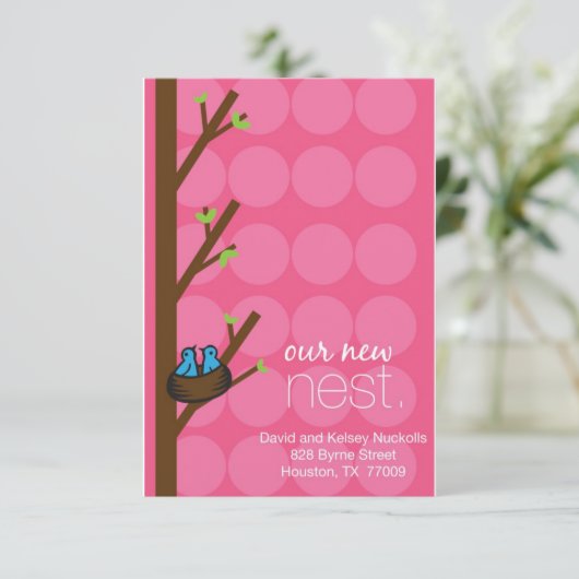 carte d'adresse (Debout devant)