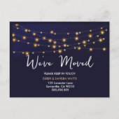 Carte d'adresse pour les vacances - Nous avons dép (Devant)