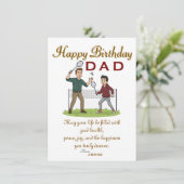 Carte Dads' birthday (Debout devant)