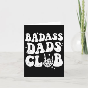 Carte Dads Club Funny Papa Super Fête des pères tendance